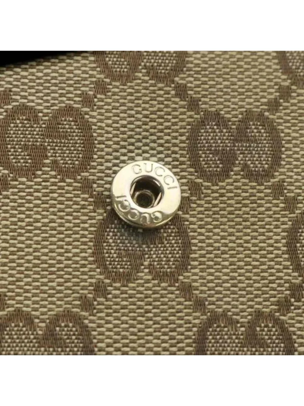 Gucci Brea Heart Wallet Bifold GG Canvas Beige 0959 - Picture 6 of 8